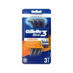 خود تراش ژیلت مدل Blue3 Comfort بسته 3 عددی - Image 7