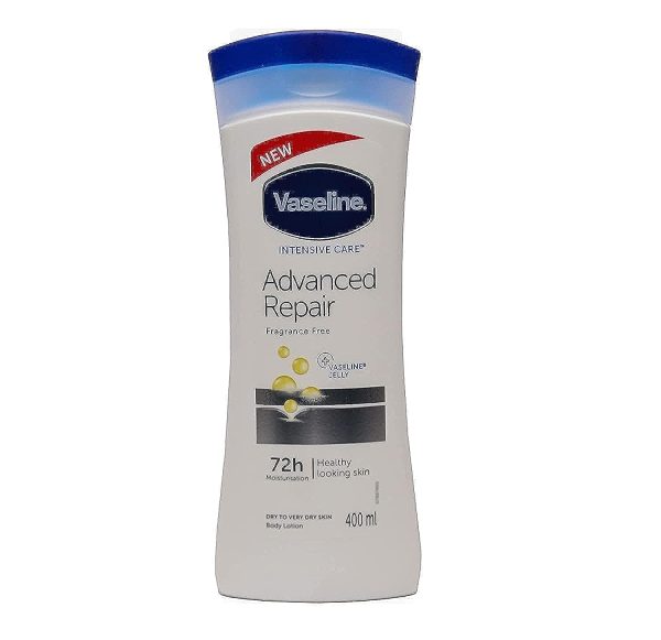 لوسیون بدن وازلین مدل سفید advanced repair حجم 400 میلی لیتر