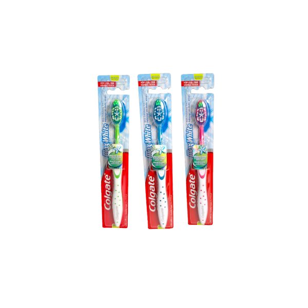 مسواک کلگیت مدل مکس وایت Max White با برس متوسط