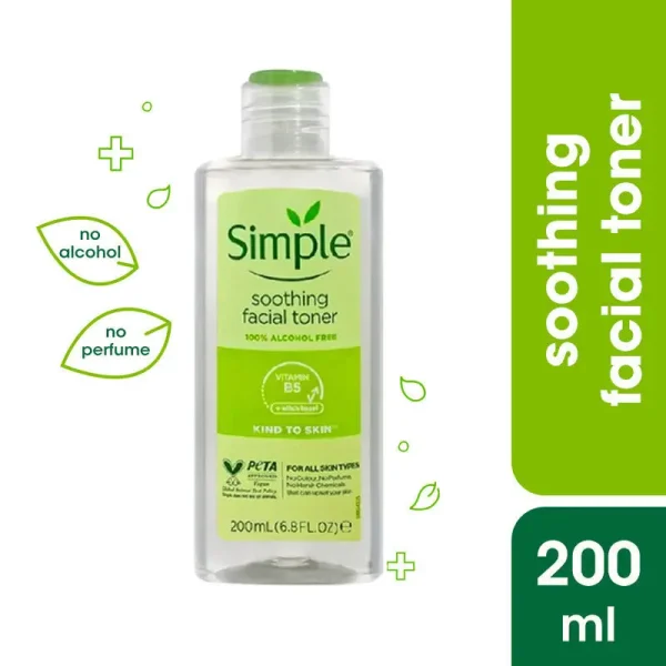 تونر سیمپل مدل Kind to Skin حجم 200 میلی لیتر