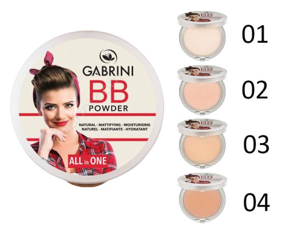 پنکک BB مات گابرینی مدل شاین دار Powder All in One - Image 1