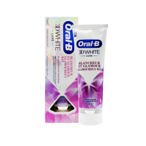 خمیر دندان اورال بی مدل سفید کننده 3D White حجم 75 میلی لیتر