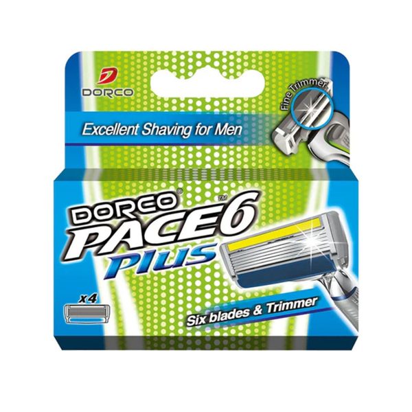تیغ یدک اصلاح دورکو مدل 6 لبه Pace 6 Plus بسته 4 عددی - Image 1