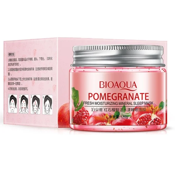 ماسک صورت مدل خواب انار pomegranate حجم 120 میلی لیتر