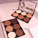 پالت کانتور و هایلایتر خشک ۶رنگ Gulflower