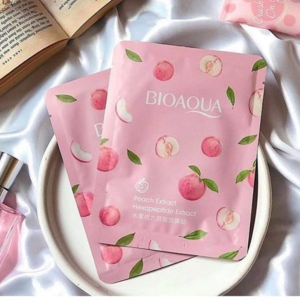 ماسک ورقی صورت مدل هلو وزن 25 گرم