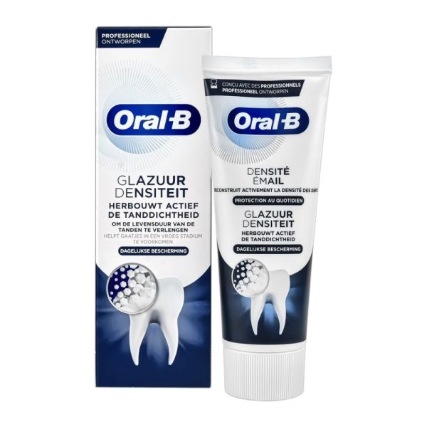 خمیر دندان اورال بی Oral-B مدل Glazuur Densiteit رایحه نعنا و اکالیپتوس وزن 75 گرم - Image 1