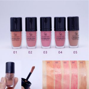 رژ لب و گونه مایع گلدن رز مدل Velvet Touch