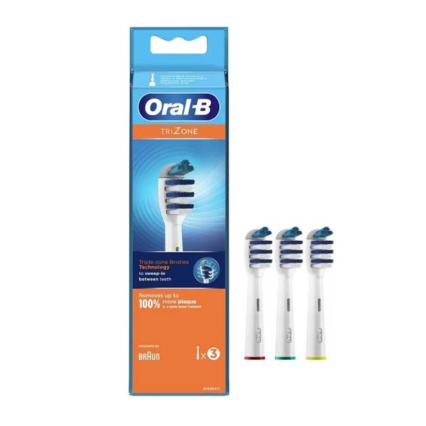 سری یدک مسواک برقی اورال بی Oral-B Trizone بسته 3 عددی
