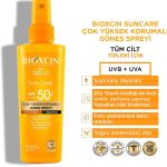 اسپری ضد آفتاب بیوکسین مدل +SPF50 مناسب انواع پوست حجم 200 میلی لیتر - Image 2
