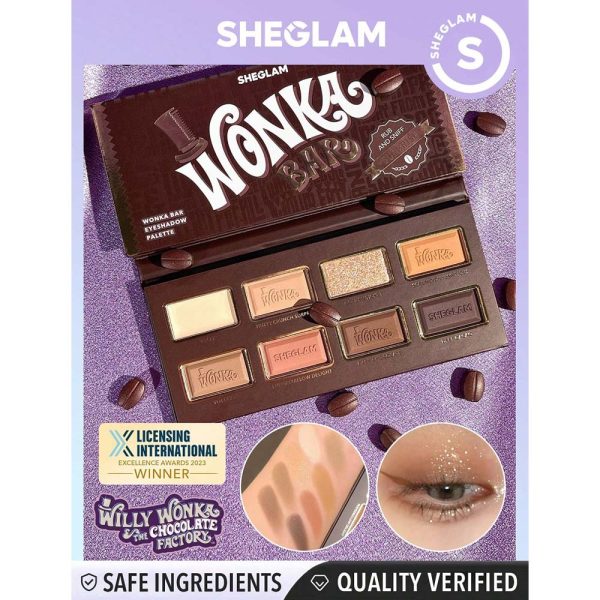 پالت سایه چشم شیگلم مدل ونکا بار wonka bar - Image 2