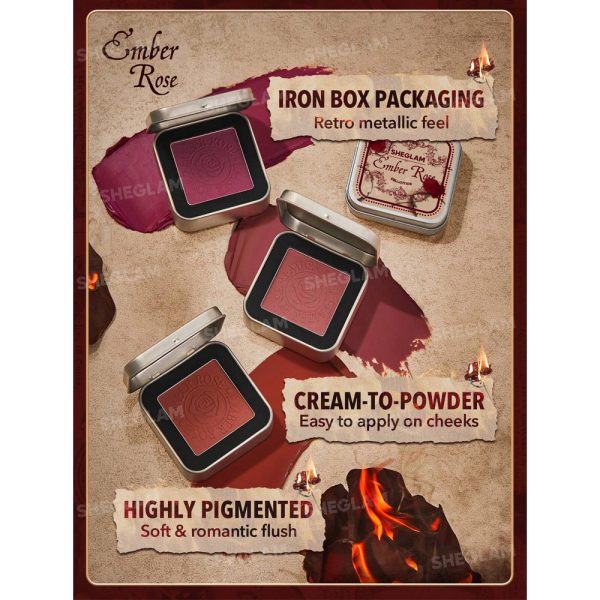 رژگونه شیگلم مدل EMBER ROSE ETERNAL FLAME - Image 2