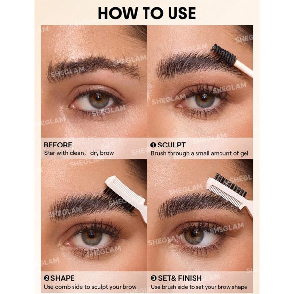 ژل ابرو شیگلم مدل لمینت Laminating Brow Gel - Image 4