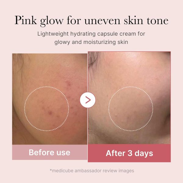 کرم کپسولی کلاژن مدی کیوب Medicube PDRN Pink Collagen Capsule Cream - Image 6