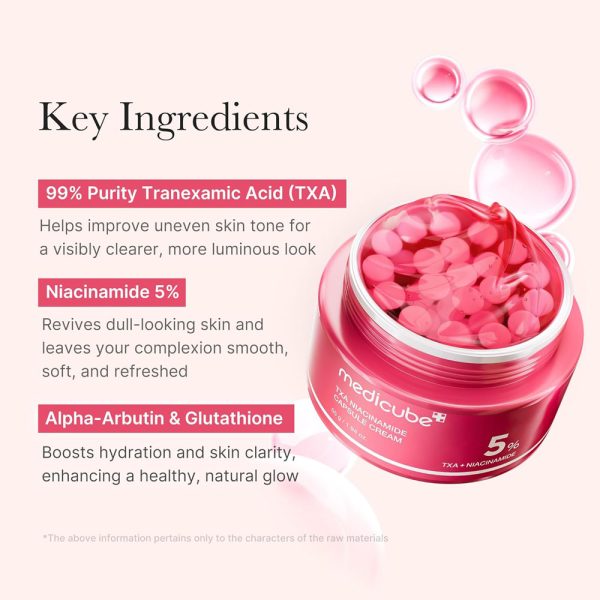 کرم کپسولی نیاسینامید مدی کیوب Medicube TXA Niacinamide Capsule Cream - Image 3