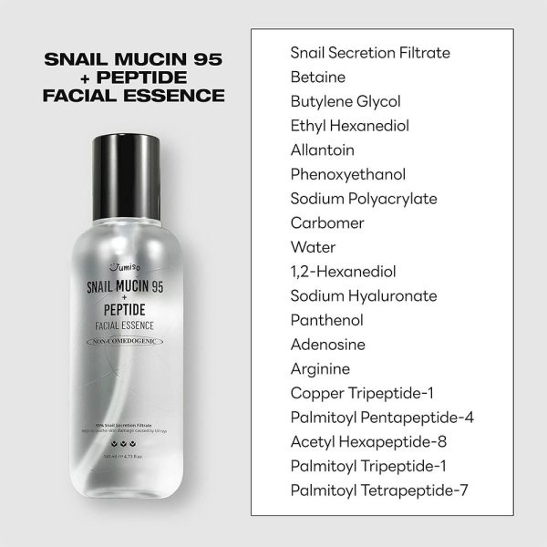 اسنس آبرسان حلزون و پپتاید جومیسو Jumiso Snail Mucin 95 + Peptide Essence - Image 3