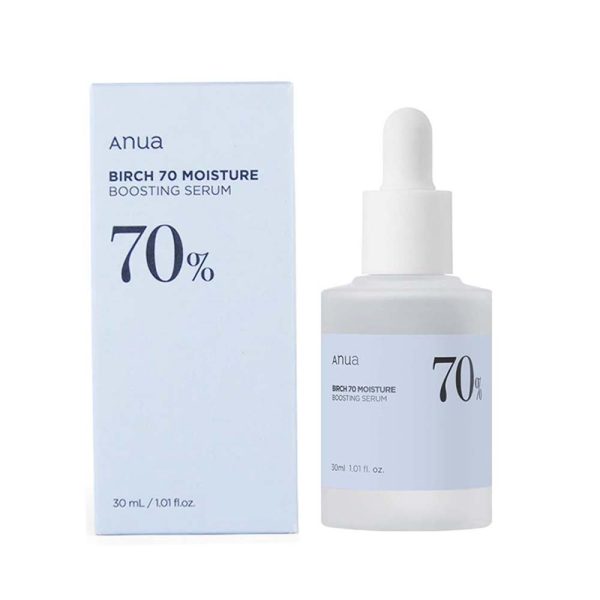 سرم مرطوب کننده 70% بیرچ آنوا حجم 30 میلی لیتر