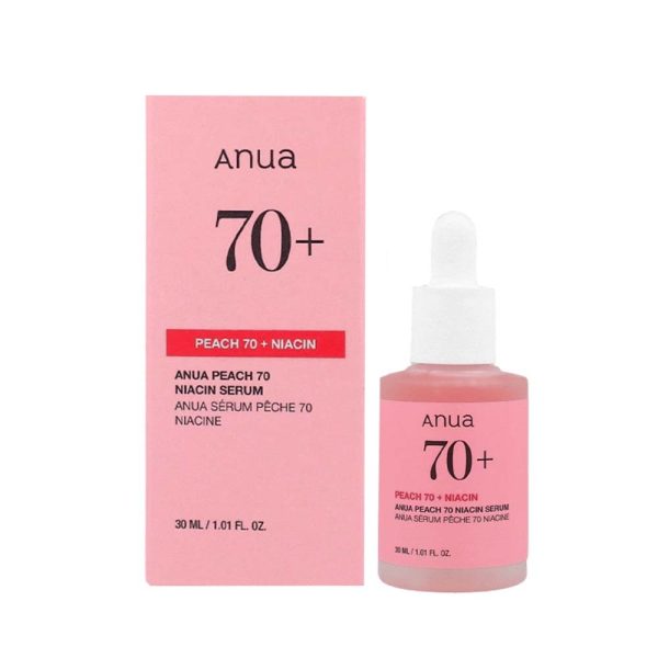 سرم روشن کننده و ضدجوش نیاسینامید آنوا حاوی عصاره هلو  Peach 70% Niacin حجم 30 میلی لیتر - Image 1