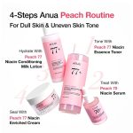 سرم روشن کننده و ضدجوش نیاسینامید آنوا حاوی عصاره هلو  Peach 70% Niacin حجم 30 میلی لیتر - Image 4