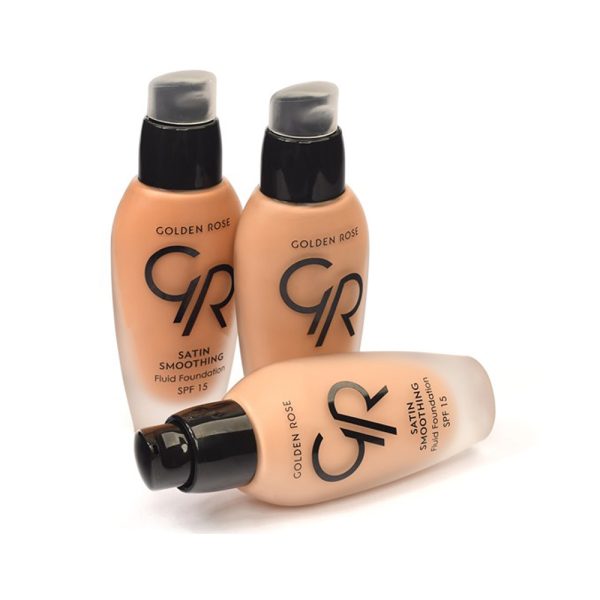 کرم پودر گلدن رز Golden Rose مدل Satin Smoothing حاوی SPF15 حجم 34 میلی لیتر - Image 8