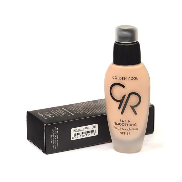 کرم پودر گلدن رز Golden Rose مدل Satin Smoothing حاوی SPF15 حجم 34 میلی لیتر - Image 10